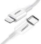 UGREEN Group Кабел USB-C to Lightning Fast Charge 3A за Apple Iphone iPad iPod Lightning 1m, бял, Ugreen 10493 (10493)