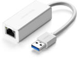 UGREEN Adaptor de retea UGREEN CR111 USB 3.0 la RJ45 (white) (pla/ugr/cr/rj/al)