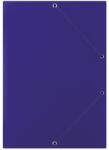 DONAU Mapa din carton plastifiat, cu elastic pe colturi, 400gsm, DONAU - albastru (DN-FEP10G) - siscom-papetarie