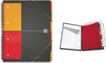 OXFORD Caiet cu spirala A4+, OXFORD International Organiserbook, 80 file-80g mp, 4 perf. , coperta PP - dictando (OX-100100462)
