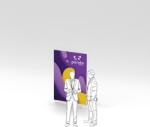  Perete Pop-Up Textil Drept 1 m - Afisaj Premium Expozitii (RPUTD1M)