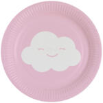 Amscan Szivárvány és Felhő Rainbow and Cloud papírtányér 8 db-os 18 cm (DPA990430066) - kiskincsek