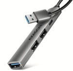 AXAGON HUE-STA ALU STRIP USB-A 4 port hub (HUE-STA) - mzona