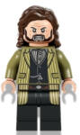 LEGO® Harry Potter minifigura - Sirius Black, sötétbarna haj, zöld kabát (hp337)