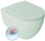 ISVEA Isvea, INFINITY fali WC-csésze, perem nélküli, 36, 5x53cm, mentazöld, 10NF02004-2T (10NF02004-2T)