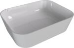Polysan Polysan, BANERA SQUARE asztali mosdó, öntött márvány, 50x36cm, fehér, 14596 (14596)