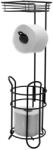 RIDDER Ridder, MILA állvány WC-papír tartóval, fekete/kerámia, 2163910 (2163910)