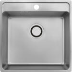 Laveo Besos, 1 rekeszes rozsdamentes mosogató 480x490x210 mm, acél, LAV-SLB_210T (LAV-SLB_210T)