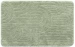 Aqualine Aqualine, RIST fürdőszobaszőnyeg, 50x80cm, 100% poliészter, csúszásgátló, zöld, NI8594 (NI8594)