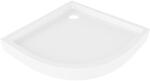 Mexen Flow+, negyedkör alakú zuhanytálca 90 x 90 cm, fényes fehér, 46Q109090H (46Q109090H)
