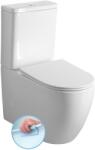 SAPHO Sapho, INFINITY RIMLESS WC kombi csésze tartállyal, alsó/hátsó hulladék, fehér, PC105WR (PC105WR)