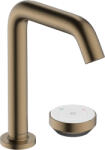Hansgrohe Tecturis S, kétlyukú mosdócsaptelep 150 CoolStart EcoSmart+ hulladékkészlettel, szálcsiszolt bronz, HAN-73353140 (HAN-73353140)