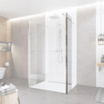 Mereo Mereo, Oldalsó rész WALK IN-hez 35x200 cm, Novea, króm ALU, Átlátszó üveg, MER-CK10635S (MER-CK10635S)