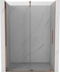 Mexen Velar, nyitható tolóajtó 130x200 cm, 8mm átlátszó üveg, rózsaszín arany, 871-130-000-01-60 (871-130-000-01-60)