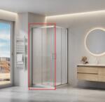 Erga Tucson, zuhanyajtó Tucson zuhanykabinhoz, 110x190 cm, 6 mm-es átlátszó üveg, króm profil, ERG-S02-TUCSON-D110-CL-CR (ERG-S02-TUCSON-D110-CL-CR)