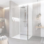 Mereo Mereo, Oldalsó rész WALK IN-hez 50x200 cm, Novea, króm ALU, Átlátszó üveg, MER-CK10650S (MER-CK10650S)