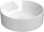 SAPHO GSI, KUBE X kerámia munkalap mosogató, átmérő 40cm, fehér ExtraGlaze, 942611 (942611)