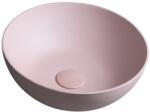 SAPHO Sapho, FORMIGO beton pultra szerelhető mosdó, átmérő 39cm, matt rózsaszín, FG321 (FG321)