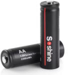 Soshine 14500 2000mAh 3300mWh HR6 tölthető 1, 5V Lithium AA ceruza elem (Soshine-14500-3300mWh)