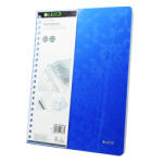 Leitz Spirálfüzet A4, 80lap kockás Leitz Wow kék (46380036) - iroszer24