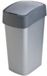 Keter Pacific Flip Bin billenős szelektív hulladékgyűjtő 45l szürke (186181) (186181)