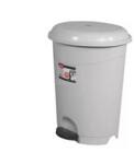 PLANET Szemetes kuka pedálos műanyag 22 literes szürke UP128-002 (PLANET_42596) (PLANET_42596)