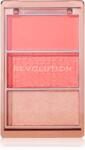 Revolution Blush Icon Palette paleta fard de obraz culoare Authentic Peach 9.8 g