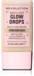 Revolution Bright Light Glow Drops iluminator lichid culoare Golden Star Dew 23 ml