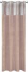 Eurofirany Peri bársony sötétítő függöny Puder/ezüst 140x250 cm (372801)