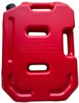 EMD4X4 Canistră din plastic cu supapă de aerisire și furtun flexibil de turnare inclus, roșu, 10L, 34.5 x 10.5 x 47.1 cm, Emd4x4