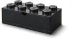 LEGO® Tárolódoboz íróasztalra, fiókos, 'Brick 4x2', fekete (L40211733) (L40211733)