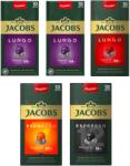 Jacobs Espresso kávékapszula vegyes szett, minden íz, 50 alumínium kapszula, Nespresso Original kompatibilis, 260 g, 5 db