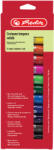 Herlitz Set 12 creioane tempera solida Herlitz, 10 g, 12 culori (400198400)
