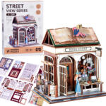 MH Protect Fa 3D puzzle - Könyvesbolt építőszett világítással, 148 elem (#ZA6014)