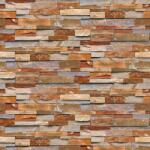  Tapéta Barna kőfal, 300 x 200 cm