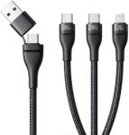 Baseus Cablu de Date USB, USB-C to Lightning, 2x USB-C, 100W, 1.5m - Flash Series 3 Black (KF2349553) - vexio