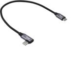 Akyga AK-USB-53 60W 30cm Tip-C cablu împletit de date și încărcare (AK-USB-53)