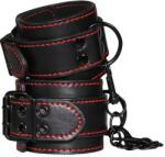Lovetoy Catuse pentru Picioare Reglabile Piele Ecologica Negru/Rosu