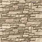  Öntapadó és mosható fali tapéta Krémes kőfal, 300 x 250 cm