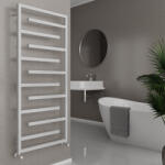 WASSERBURG Egyenes radiátor, Wasserburg Labyrinth White törölközőszárító radiátor 138x60 cm, fehér 20.25916W