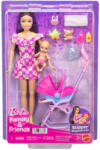 Mattel Barbie baba virágos ruhában bébiszitter játékszett - Mattel (JKC16/JJB42) - jatekshop