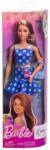 Mattel Barbie: Fashionista stílusos baba kék ruhában vércukormérővel - Mattel (FBR37/HYT97) - jatekshop