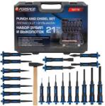 Forsage 21 darabos véső- és fúrószerszám készlet dobozban (F64769)