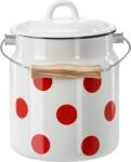 Chomik Enamelált Edény 3, 3 L 16 CM Fehér Pöttyös Z/P *9112 (CH-EMA9112)