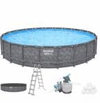 Chomik Konstrukciós Medence 6, 71 X 1, 32 M (medence, Homokszűrő Szivattyú, Létra, Takaró) *5359 (ch-bes561jz)