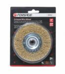 FORSAGE Puha, kerek csiszoló kefe 150 mm-es sarokcsiszolókhoz (F19917)