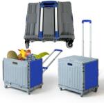 FORSAGE Összecsukható platformos szállítókocsi 65 kg - Praktikus, kompakt szállító kocsi 65 kg teherbírással (F52381)