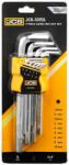 JCB hosszú IMBUSzkulcs készlet 9 db 1.5-10mm L típusú Cr-V HEX - JCB hosszú IMBUSzkulcs készlet 9 db 1, 5-10 mm L típus, Cr-V HEX (F59739)