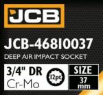 JCB Ütvefej Mély 3/4" Cr-Mo 12-szögletű 37mm Sarokkulcs Translation in Hungarian for SEO: JCB 3/4" Cr-Mo 12-szögletű 37mm Mély Ütvefej Sarokkulcs Feel free to let me know if you need anything else! (F5983