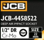 JCB ÜTŐS HOSSZABBÍTÓ 1/2" Cr-Mo 6-szegmenses 22mm KULCS KIEGÉSZÍTŐ (F60328)